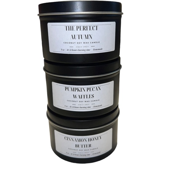 homemade Other - Set of 3 Homemade Scented Candles